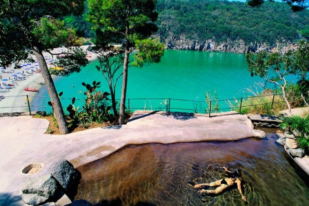 il parco termale Negombo a Lacco Ameno isola d'ischia