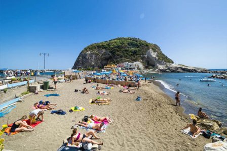 the beach of Sant'Angelo in Serrara Fontana on the island of Ischia